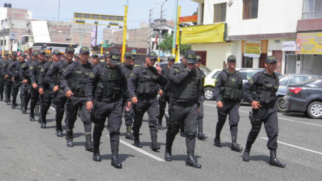 Policías con orden de inamovilidad en Chimbote por Fiestas Patrias