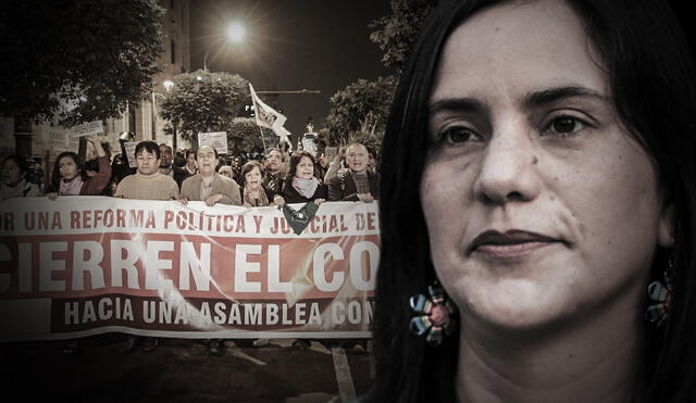 Verónika Mendoza tiene proyectado postular a las próximas elecciones . Composición: La República.