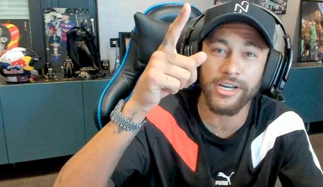 Neymar suele jugar CS:GO en sus streamings de Twitch. Foto captura: Twithc