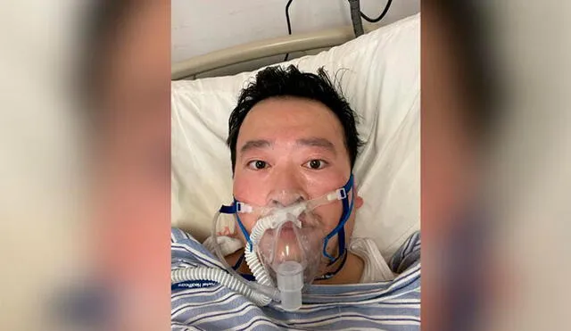 Li Wenliang, el médico chino que alertó del nuevo coronavirus pero fue silenciado por su gobierno. Captura de video.