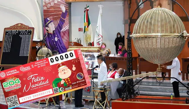 Todos los años, la Lotería Nacional realiza el Sorteo Gordo de Navidad con ocasión de las fiestas de fin de año. Foto: composición LR / Gobierno de México