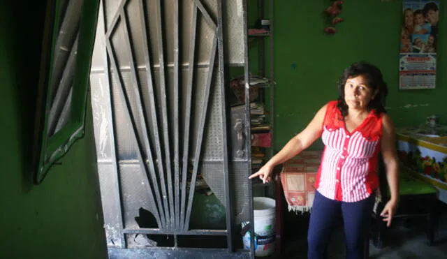 Chiclayo: Delincuentes intentan incendiar vivienda de dirigenta vecinal | VIDEO