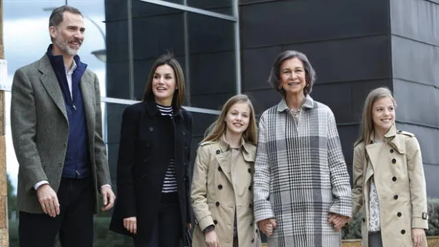 España: Reina Sofía logra tomarse foto con sus nietas en 'reconciliación' con Letizia [VIDEO]