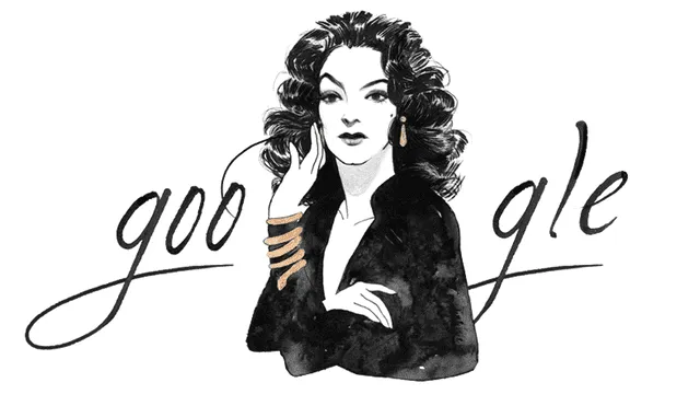 María Félix, ícono del cine mexicano es recordado con un Doodle por Google