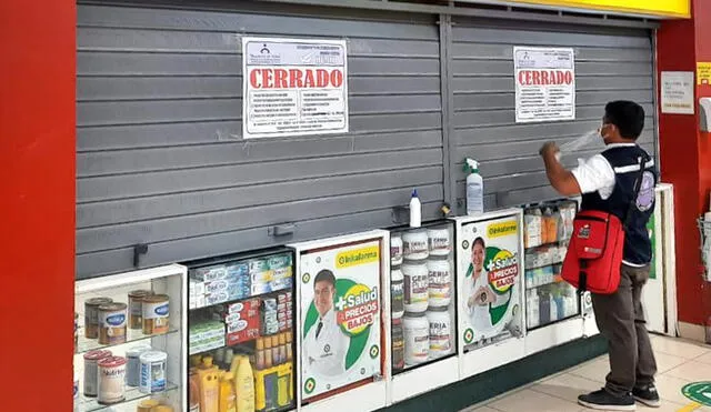 Lambayeque Chiclayo farmacias cierre