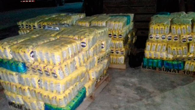 Decomisan más de 3000 bolsas de harina de contrabando en Chiclayo
