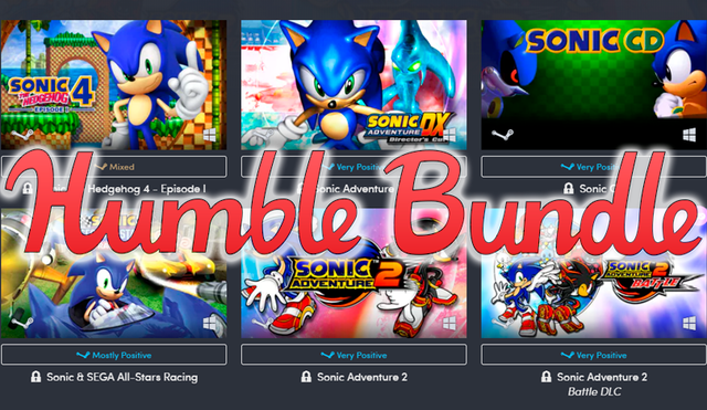 Ofertas de fin de año: seis juegos de Sonic por un dólar en nuevo paquete de Humble Bundle
