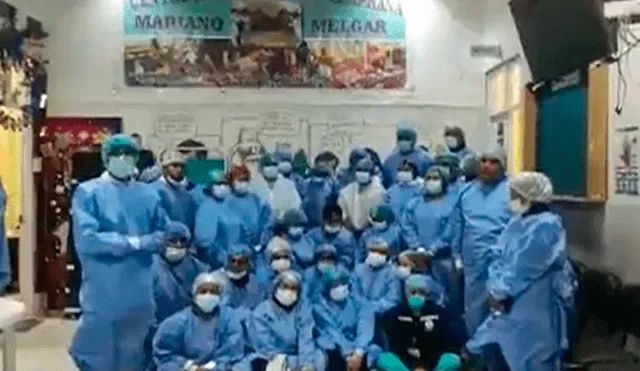 Personal de salud lamentó las muertes de protestantes en Juliaca, Puno. Foto: difusión/Twitter