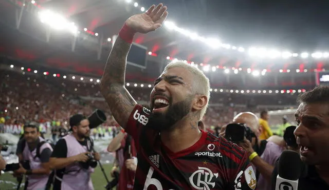 Flamengo le propinó una verdadera paliza a Gremio y  volverá a jugar una final de Copa Libertadores después de 38 años. Foto: EFE.