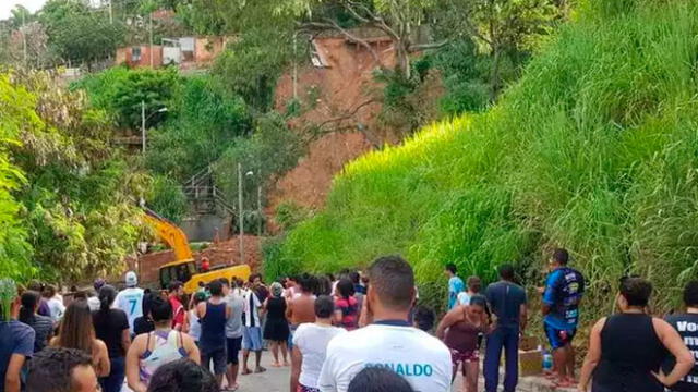Las autoridades se encuentran preocupadas por los estragos de las lluvias en la localidad. Foto: Estado de Minas
