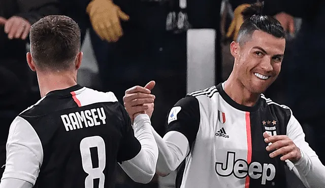 Cristiano marcó el primero para la Juventus. (Créditos: AFP)