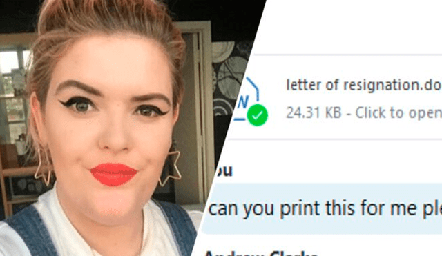 Escritora envía carta de renuncia por error a su jefe, pero el resultado sorprende a miles [FOTOS]
