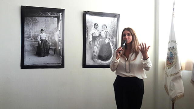 Sonia Cunliffe donó muestra fotográfica a la UNMSM