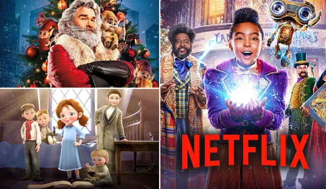 Conoce qué películas estarán vía streaming en Navidad 2020. Foto: composición / Netflix