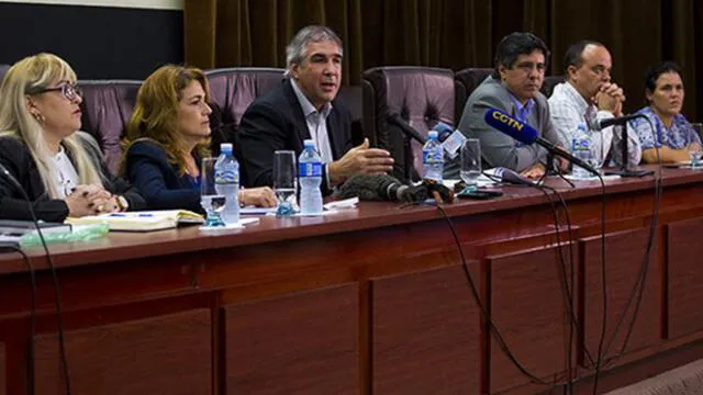 En conferencia de prensa, Cuba habló sobre sus planes de prevención y acción contra el coronavirus. Foto: Cubadebate.