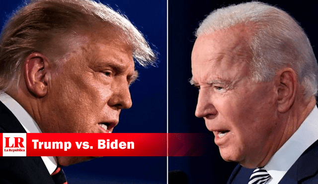 A menos de dos semanas de las elecciones, el presidente Donald Trump y el candidato demócrata, Joe Biden, se verán las caras por última ocasión en el debate presidencial. Foto: AFP