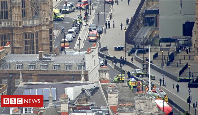 Reino Unido: automóvil se estrella contra el Parlamento de Londres dejando varios heridos