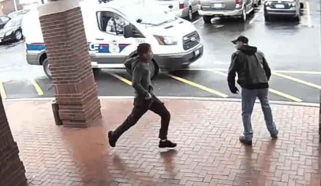 En Youtube: hombre hace impactante movimiento de lucha contra un ladrón [VIDEO]