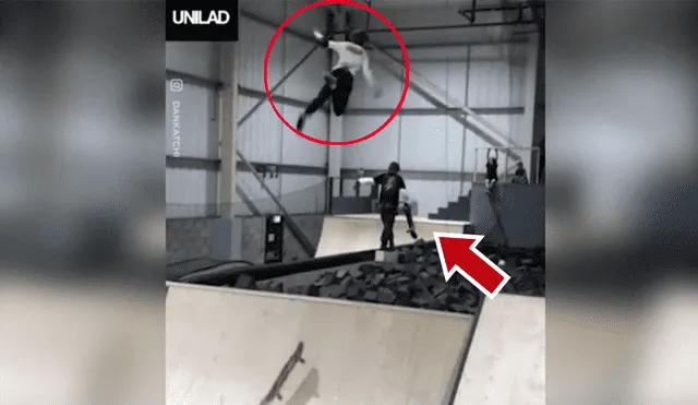 Facebook viral: joven skater realiza peligroso truco, pero calcula mal y sale volando por los aires [VIDEO] 