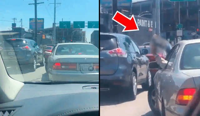 El conductor creó una genial manera de lidiar con el tráfico, pese a lo estresante que puede ser. Foto: captura.