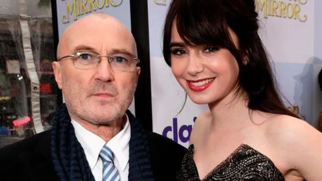 Lily Collins culpó a Phil Collins por padecer de anorexia [VIDEO]