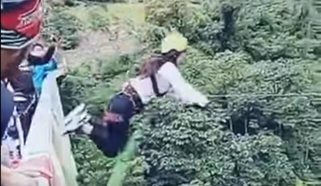 En YouTube: Joven realiza salto en bungee y protagoniza estremecedor accidente [VIDEO]