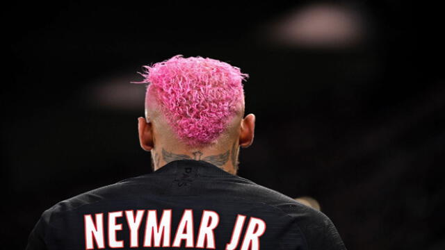 Neymar sufre fuertes dolores de cabeza tras teñirse el pelo de rosa y es obligado a raparse [FOTOS]
