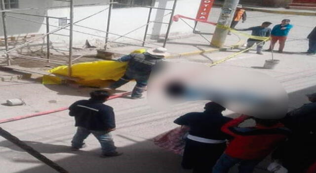 Obrero muere tras caer desde el sexto piso en Cusco