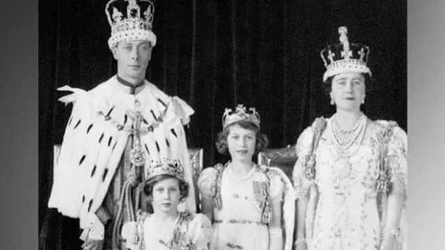 Reina Isabel II, hija del rey Jorge VI y reina Isabel. Foto: Perfil.