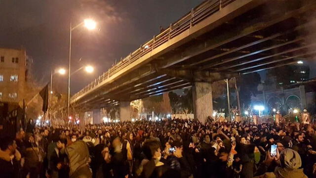 Protestas en Irán. Foto: redes sociales.
