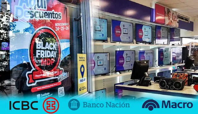 Miles de compradores esperan con ansias las ofertas de los distintos bancos por el Black Friday 2022. Foto: composición LR / Qué digital / Perfil