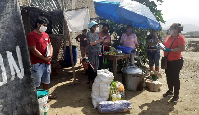 Trujillo: reparten donación de víveres para 400 ollas comunales