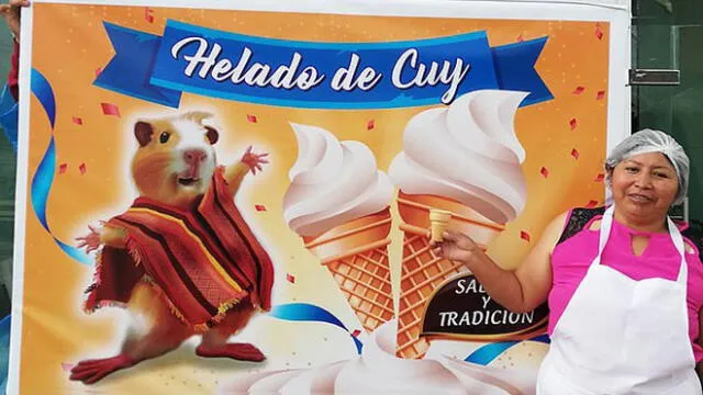 Helado de cuy - Ecuador