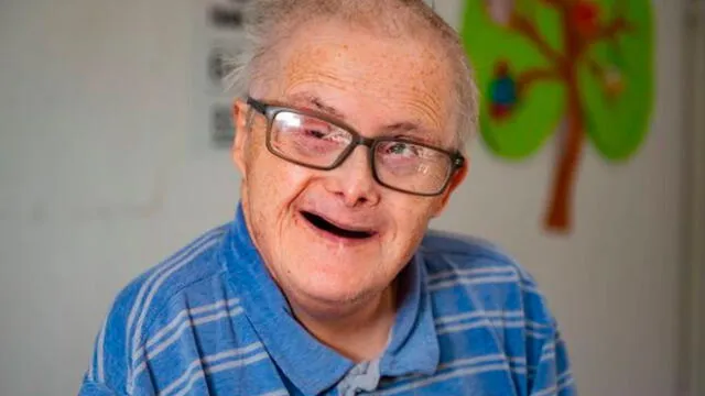  El hombre con síndrome de Down más longevo de Reino Unido revela qué hace para sentirse joven [VIDEO]