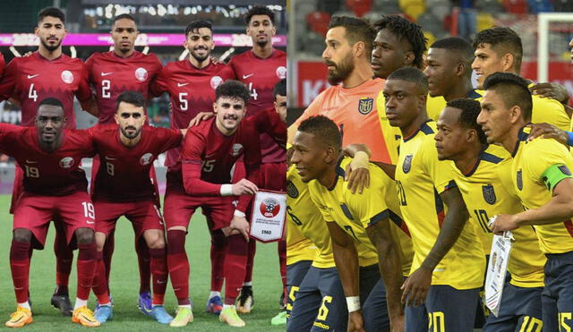 Qatar y Ecuador se harán cargo del partido inaugural del Mundial. Foto: Composición selección de Qatar/selección ecuatoriana