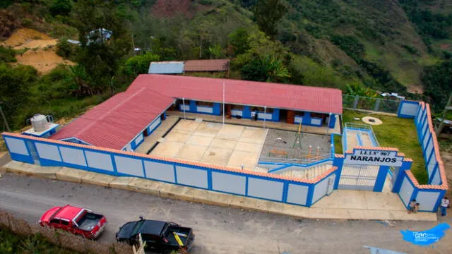 Moderna infraestructura educativa en Cajamarca