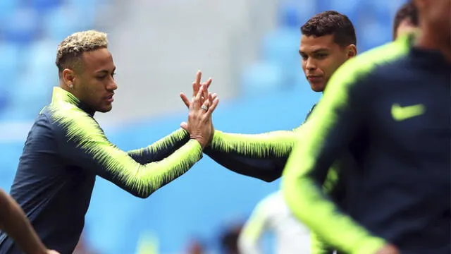Thiago Silva revela que Neymar lo insultó en el partido con Costa Rica