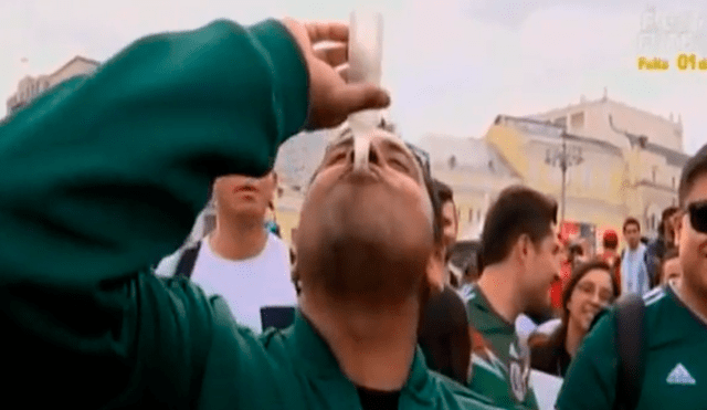 La peculiar reacción de un mexicano tras probar pisco puro en Rusia