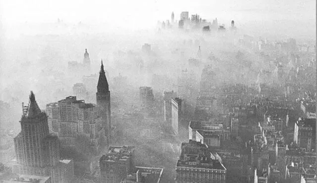 Niebla de Londres en 1952. Foto: Google.