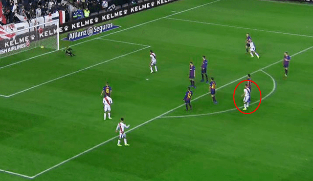 Barcelona vs Rayo Vallecano: José Ángel Pozo anotó el 1-1 tras centro de Advíncula [VIDEO]