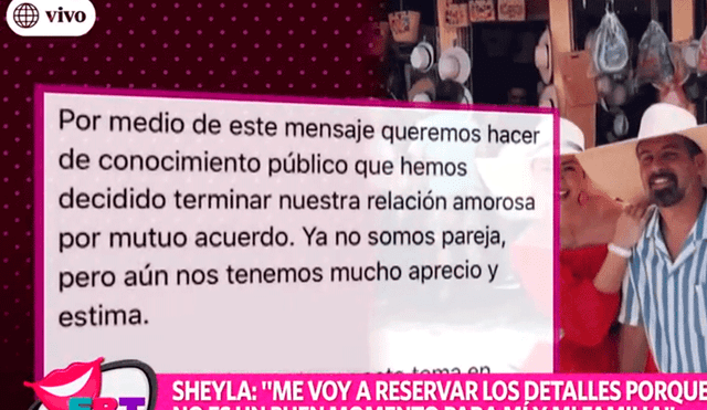 Sheyla Rojas responde tras acertada predicción de Reinaldo Dos Santos