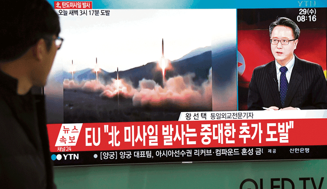 Corea del Norte desafía a Trump con el disparo de nuevo misil balístico