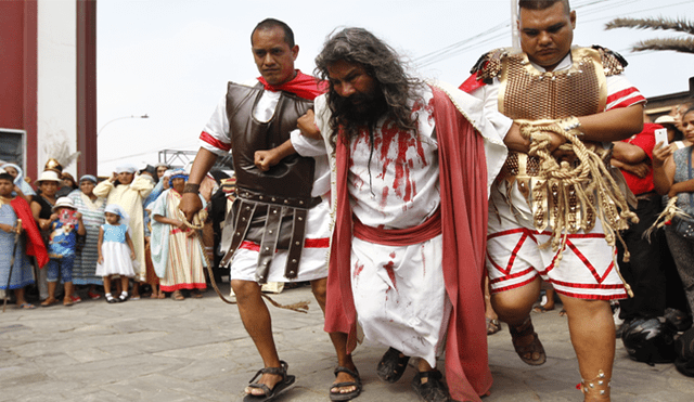 "Cristo cholo" escenificará el Vía Crucis a pesar de su delicado estado de salud 