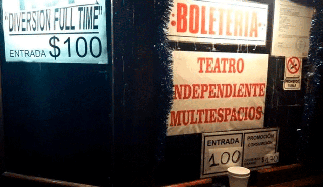 Teatro Independiente en Buenos Aires, Argentina.