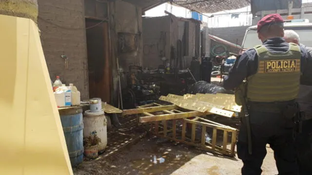Moquegua: Un herido al explosionar tanque de combustible en taller en Ilo
