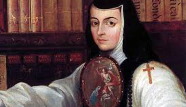Retrato de Sor Juan Inés de la Cruz.