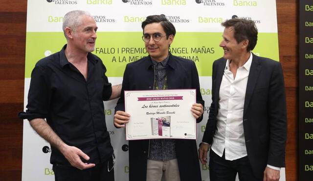 Escritor peruano Rodrigo Murillo gana premio José Ángel Mañas 