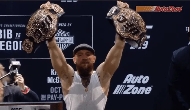 UFC 229: Conor McGregor llega tarde a conferencia de prensa y Khabib se retira [VIDEO]