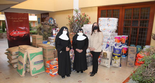 Empresa hizo donación para el asilo Lira en Arequipa. Foto: La Iberíca.
