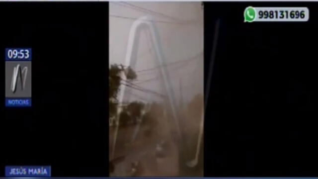 Jesús María: helicóptero aterrizó de emergencia en la Av. Brasil [VIDEO]